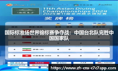 国际标准场世界锦标赛争夺战：中国台北队完胜中国国家队